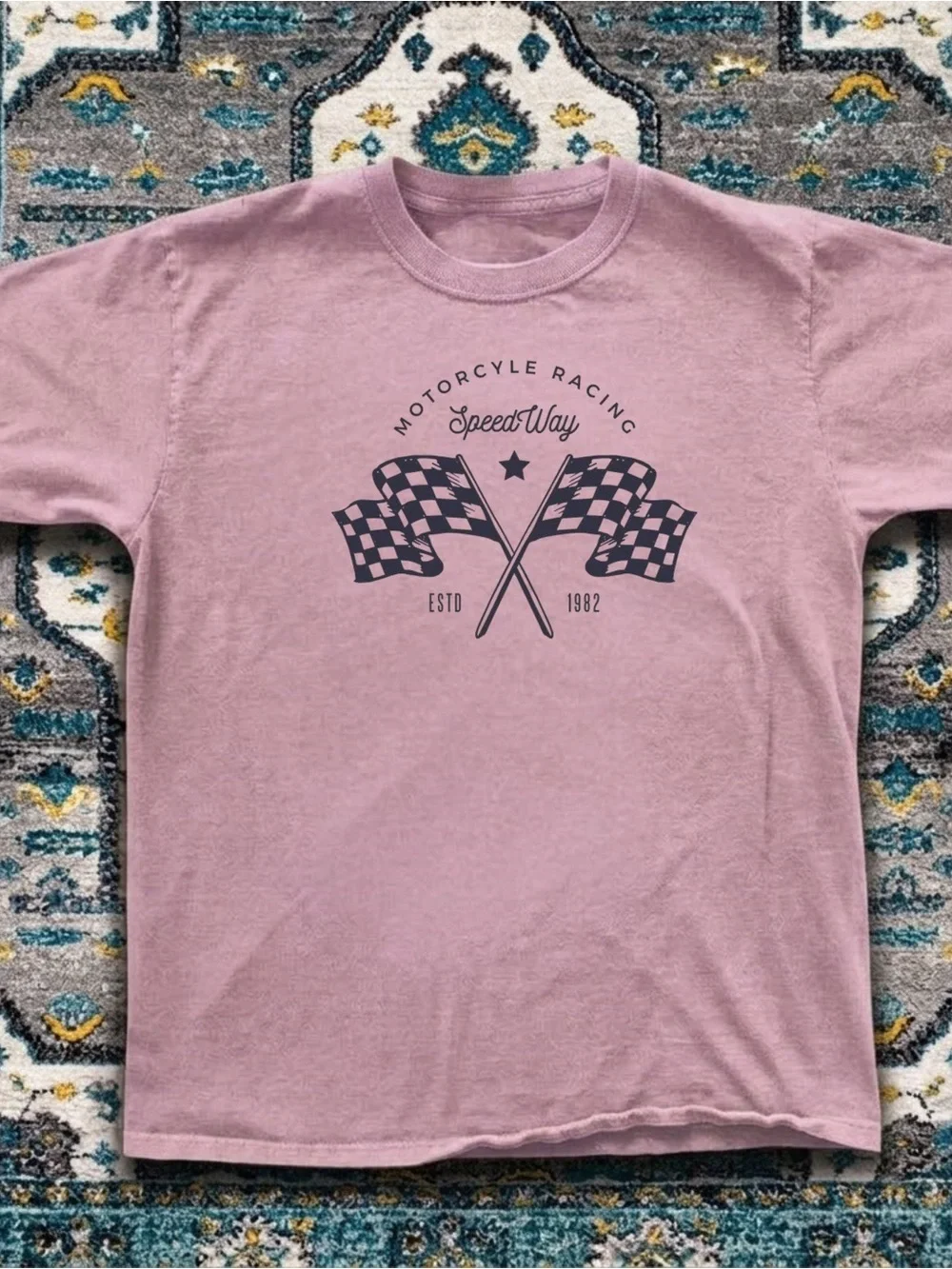 Gildan Motorcycle Racing Graphic Tee